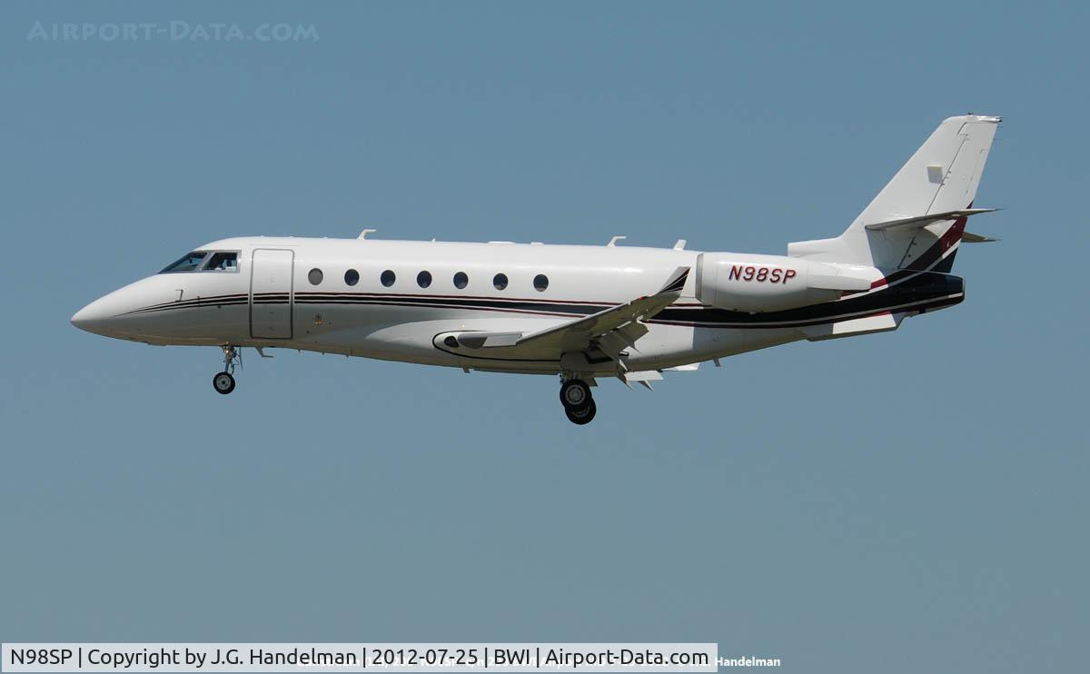 N98SP, 2008 Israel Aerospace Industries G200 C/N 203, On final at BWI