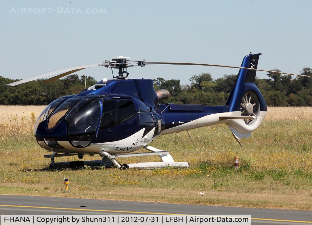 F-HANA, 2008 Eurocopter EC-130B-4 (AS-350B-4) C/N 4590, Parked near the Control Tower...