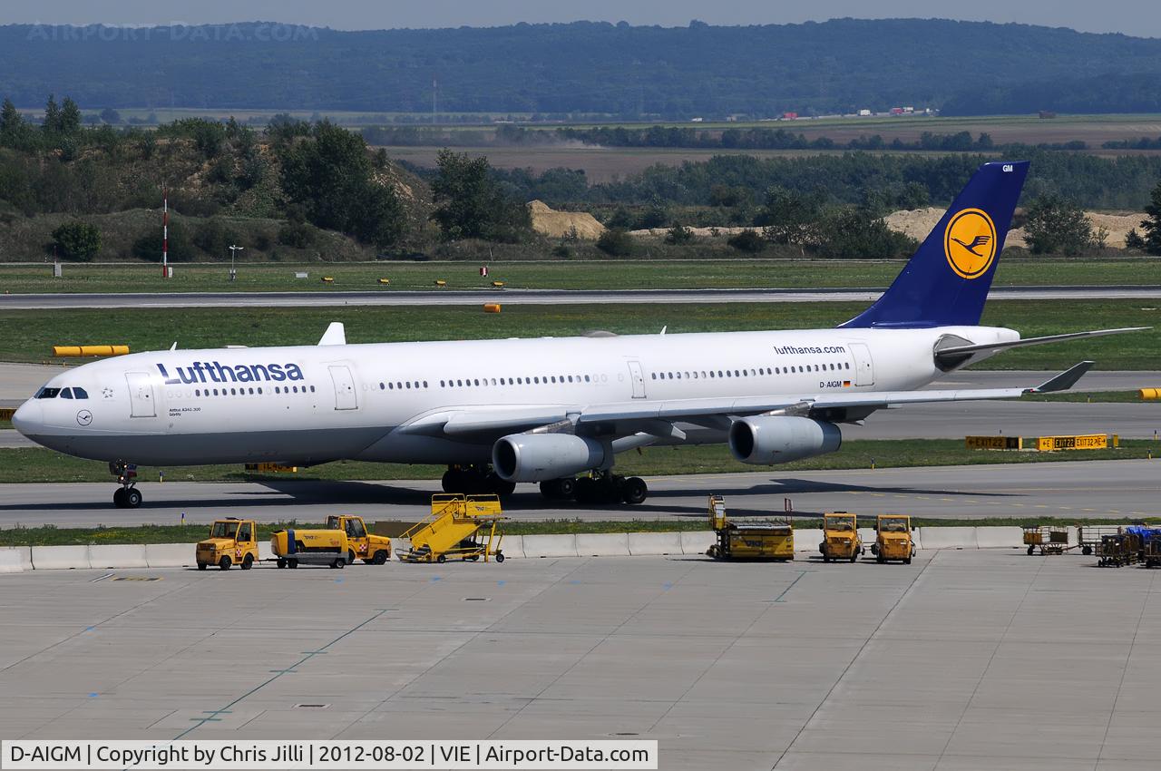 D-AIGM, 1997 Airbus A340-313 C/N 158, Lufthansa