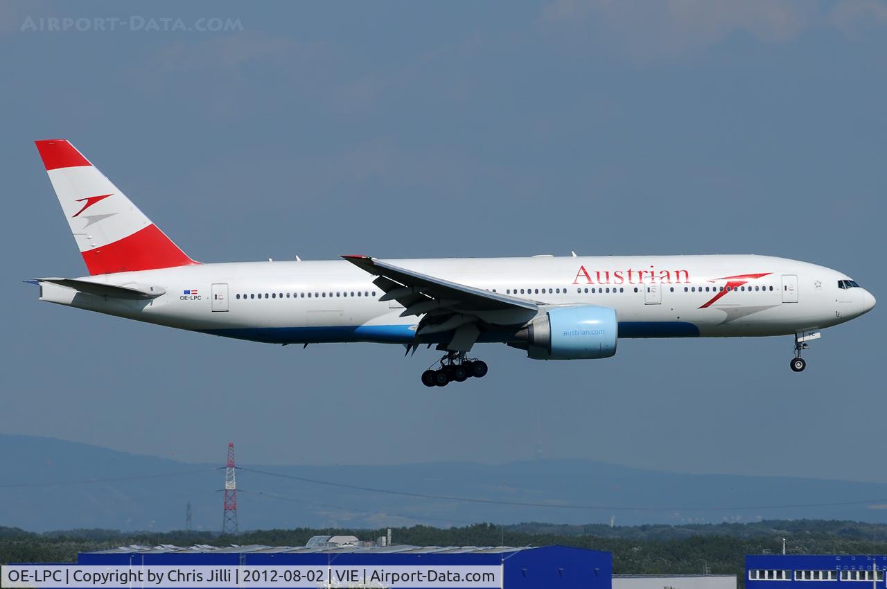 OE-LPC, 2002 Boeing 777-2Z9/ER C/N 29313, Austrian Airlines