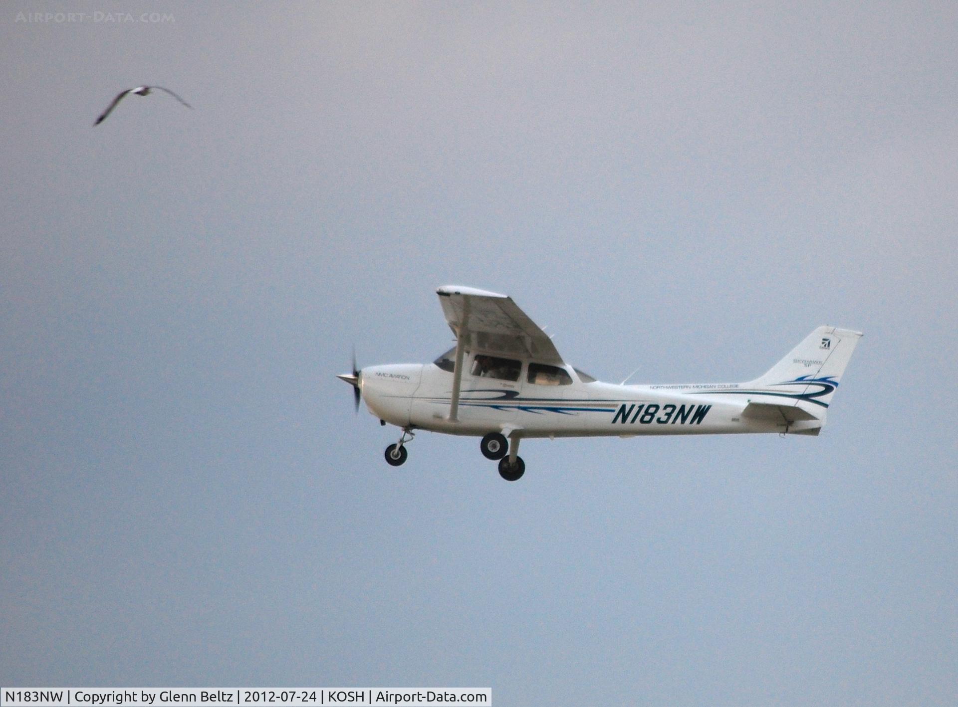 N183NW, Cessna 172S Skyhawk SP C/N 172S11083, Departing EAA Airventure/Oshkosh on 24 July 2012.