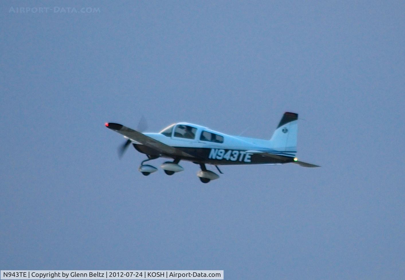 N943TE, 2003 Tiger Aircraft Llc AG-5B C/N 10222, Departing EAA Airventure/Oshkosh on 24 July 2012.