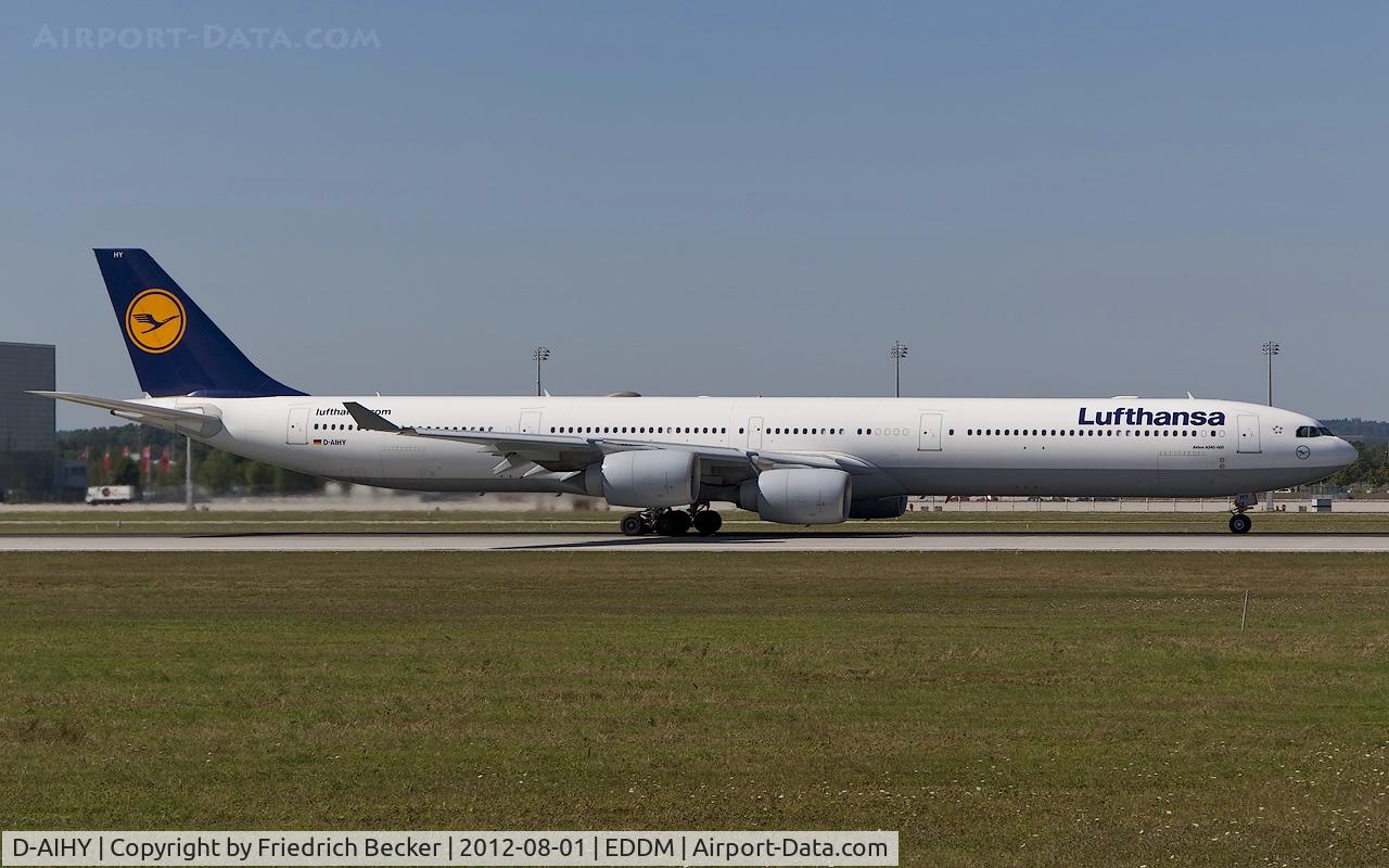 D-AIHY, 2009 Airbus A340-642X C/N 987, departure from Munich