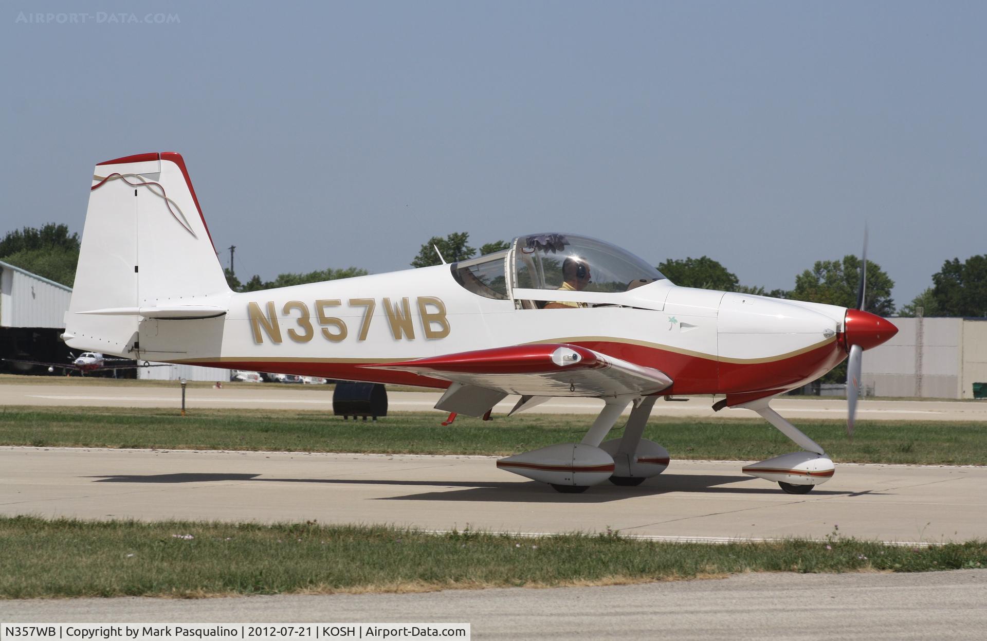 N357WB, 2008 Vans RV-7A C/N 71589, Vans RV-7A