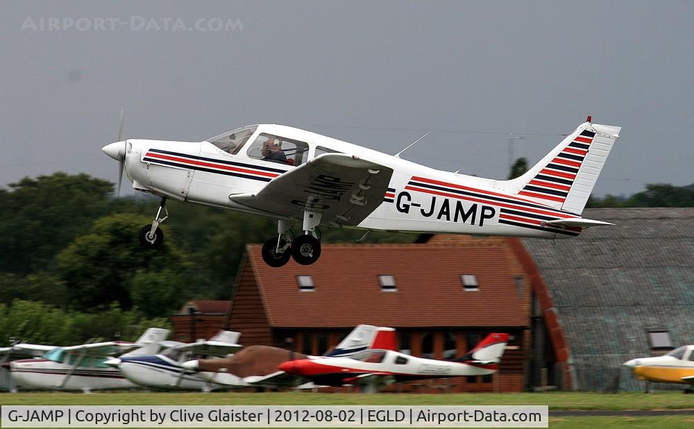 G-JAMP, 1975 Piper PA-28-151 Cherokee Warrior C/N 28-7515026, Ex: N44762 > G-BRJU > G-JAMP - Originally owned to, Technology & Marketing Ltd in August 1989 as G-BRJU. Originally owned to, C.S.E. Aviation Ltd in April 1995 as G-JAMP and currently owned to, Lapwing Flying Group Ltd since August 2003.