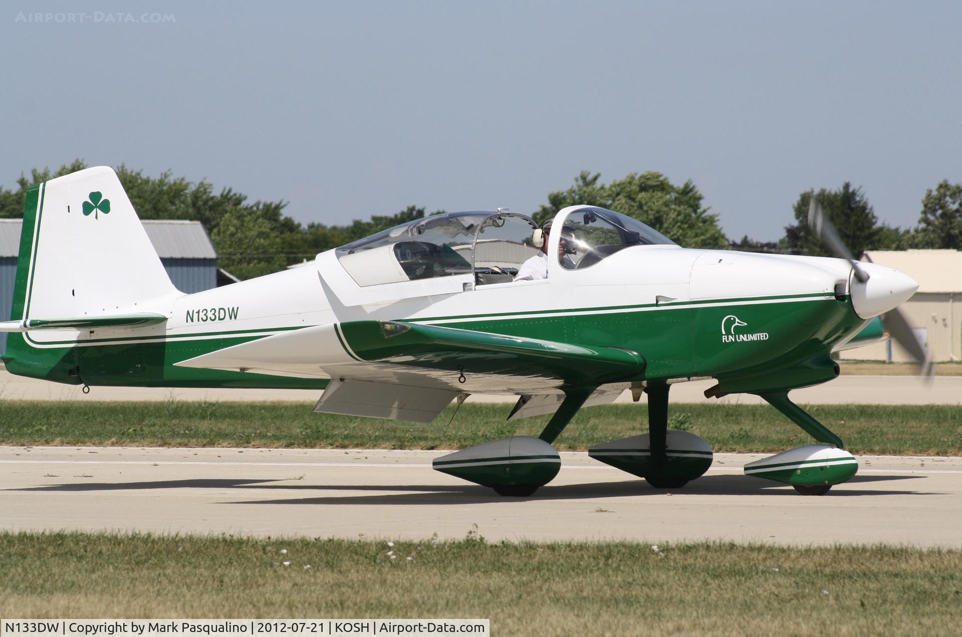 N133DW, 1997 Vans RV-6A C/N 22012, Vans RV-6A