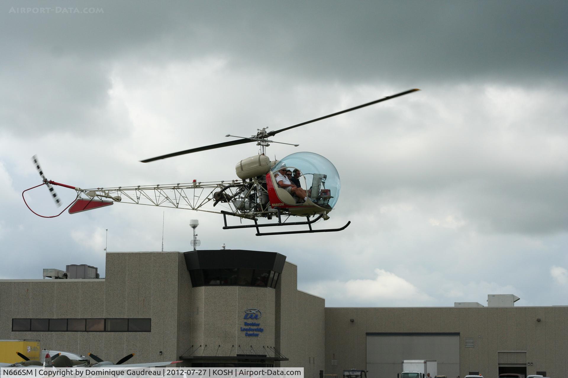 N666SM, Bell 47G-3B-1 Sioux C/N 3533, Photo from oshkosh
