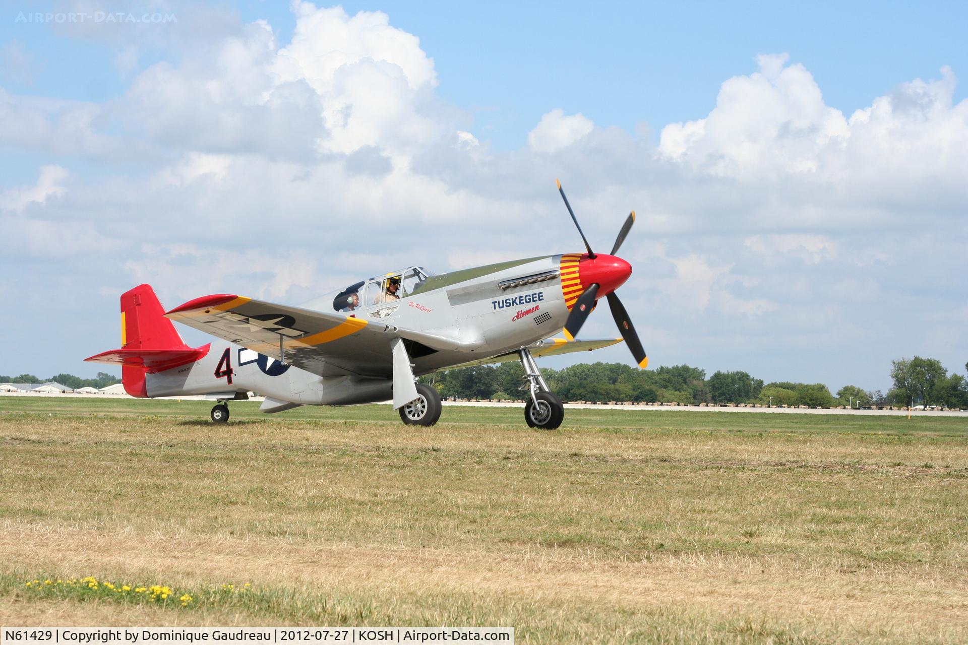 N61429, 1942 North American P-51C Mustang C/N 103-26199, Photo from Oshkosh