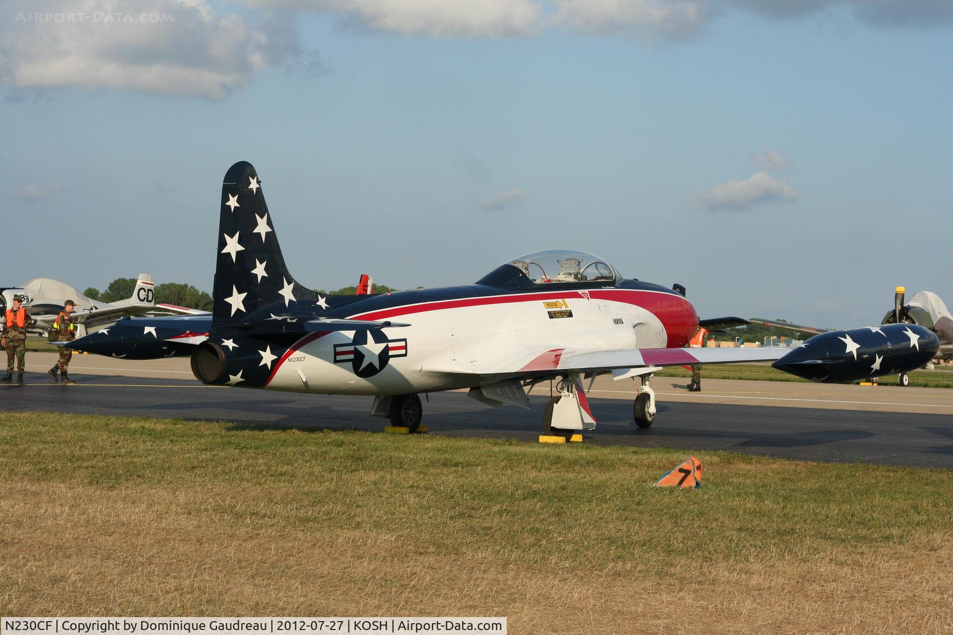 N230CF, 1953 Canadair CT-133 Silver Star 3 C/N T33-24, Photo from Oshkosh
