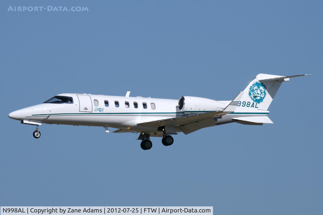N998AL, 2005 Learjet Inc 45 C/N 2029, Landing at Meacham Field - Fort Worth, TX