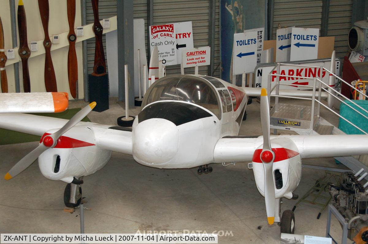 ZK-ANT, 1947 Miles M-65 Gemini 1A C/N 6322, preserved at the Museum of Transport and Technology (MOTAT) in Auckland, New Zealand