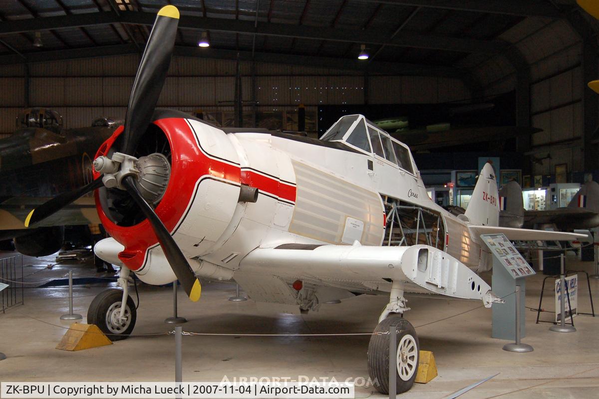 ZK-BPU, Commonwealth CA-28B Ceres C/N 4, preserved at the Museum of Transport and Technology (MOTAT) in Auckland, New Zealand