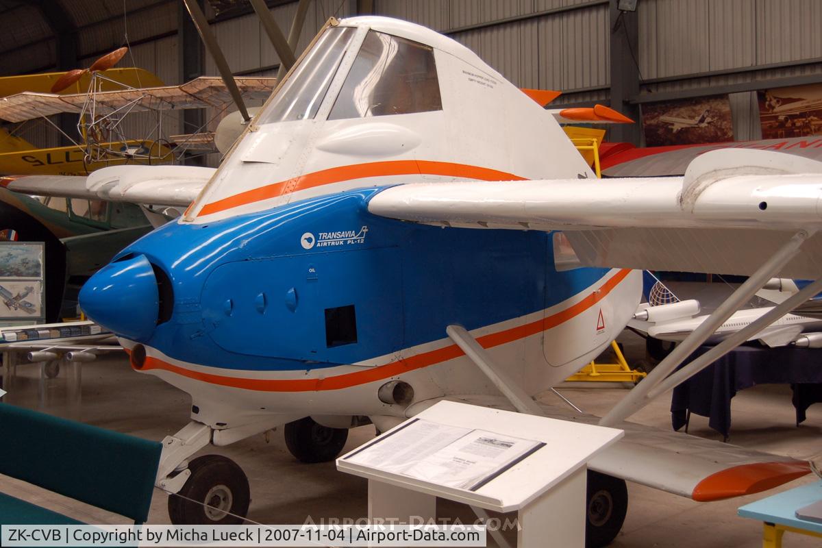 ZK-CVB, Transavia PL-12 Airtruk C/N 1, preserved at the Museum of Transport and Technology (MOTAT) in Auckland, New Zealand