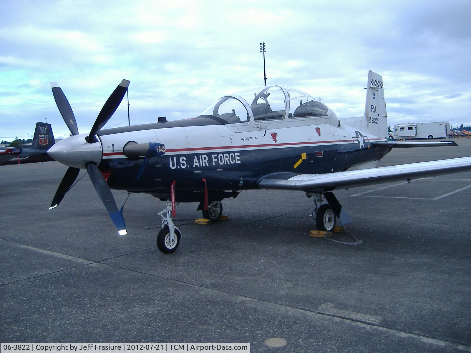 06-3822, 2006 Raytheon T-6A Texan II C/N PT-377, T6A McCord AFB Air Show