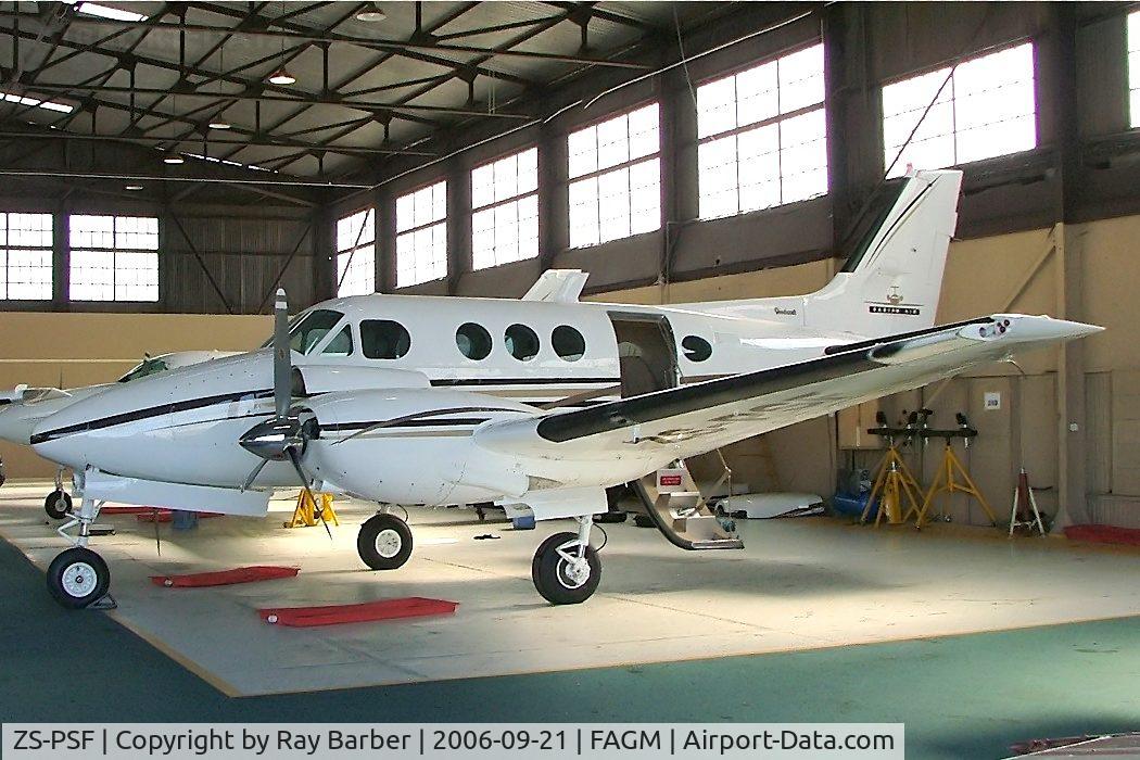 ZS-PSF, 1963 Beechcraft 65-80 Queenair C/N LD-132, Seen here.
