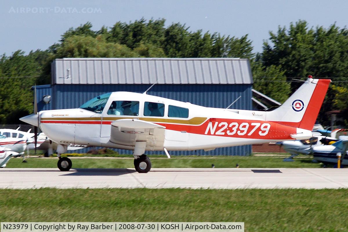 N23979, 1977 Beech C23 Sundowner 180 C/N M-1908, Seen here.