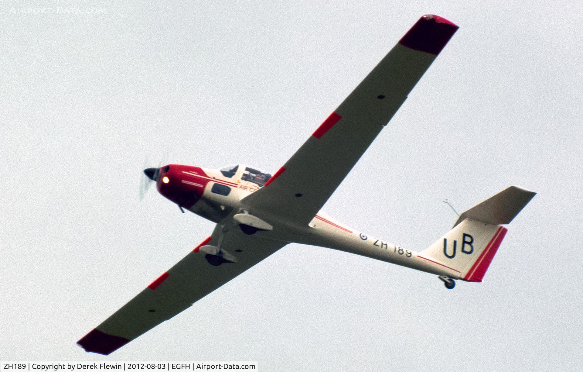 ZH189, Grob G-109B Vigilant T1 C/N 6538, Last sortie of the day.