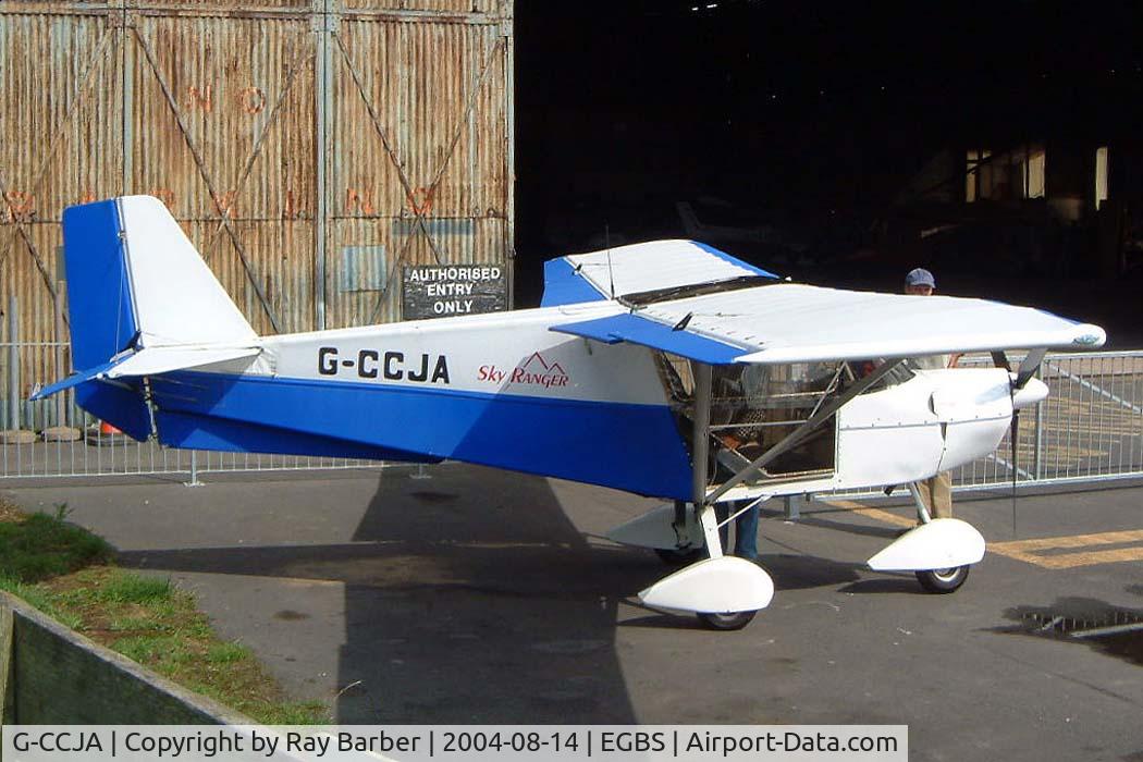 G-CCJA, 2003 Best Off Skyranger 912(2) C/N BMAA/HB/299, Seen here at its home base.