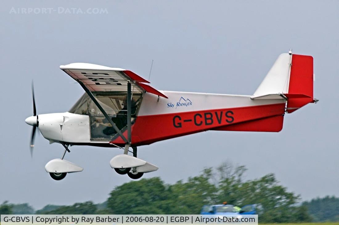 G-CBVS, 2003 Best Off Skyranger 912(2) C/N BMAA/HB/234, Best Off Skyranger 912-2 [BMAA/HB/234] Kemble~g 20/06/2006. About to land.