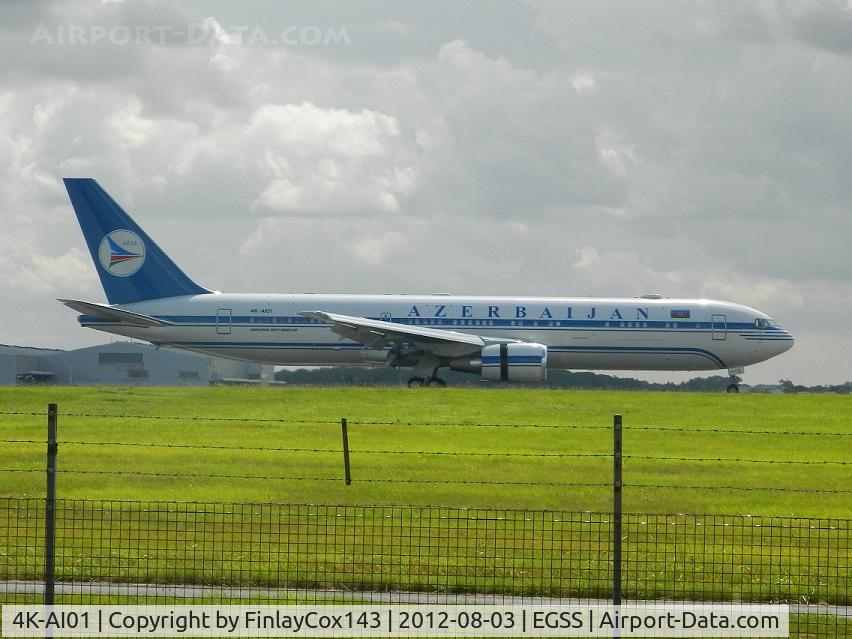4K-AI01, 2010 Boeing 767-32L/ER C/N 40342, At Stansted