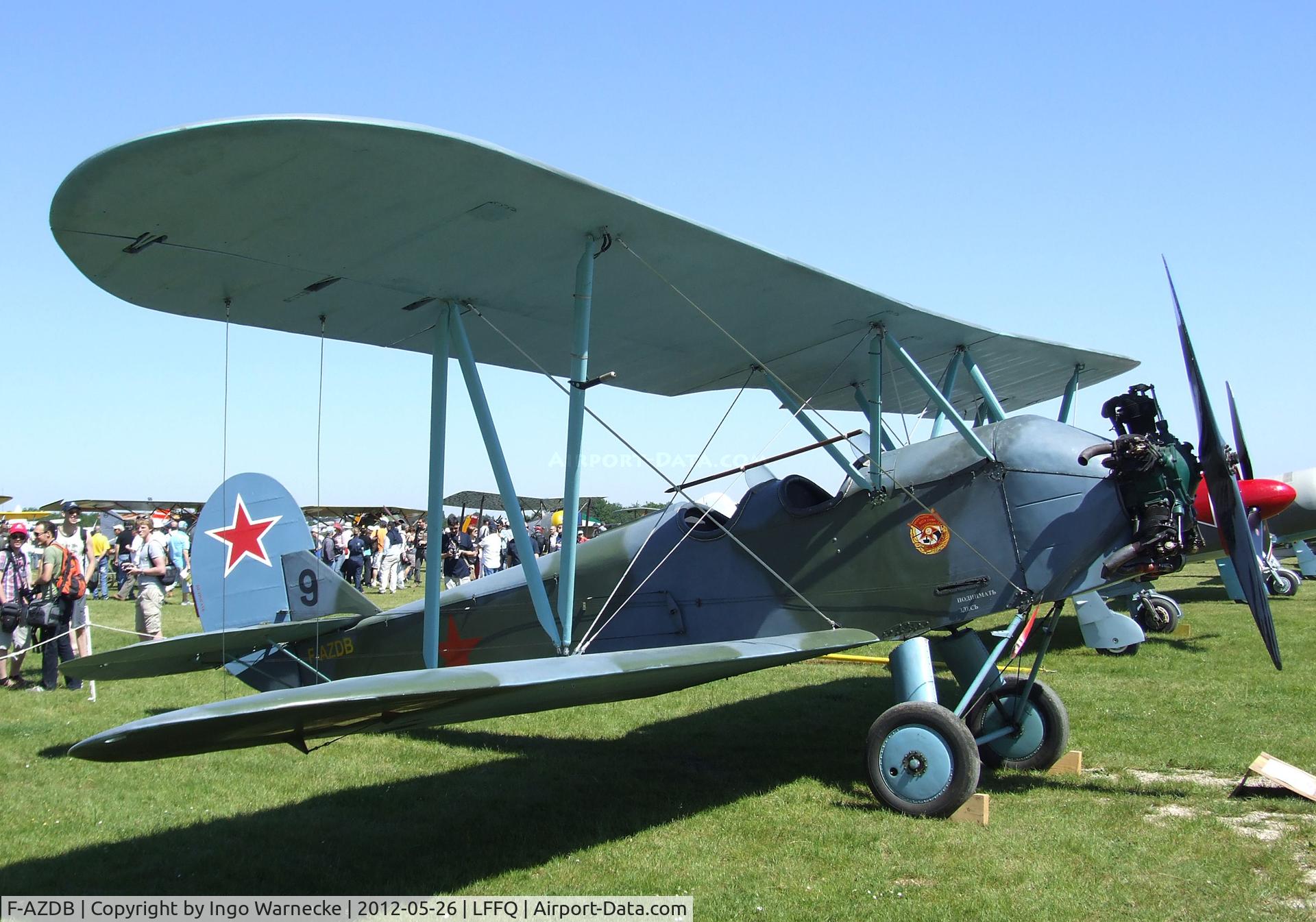 F-AZDB, Polikarpov Po-2W C/N 045, Polikarpov Po-2W at the Meeting Aerien 2012, La-Ferte-Alais