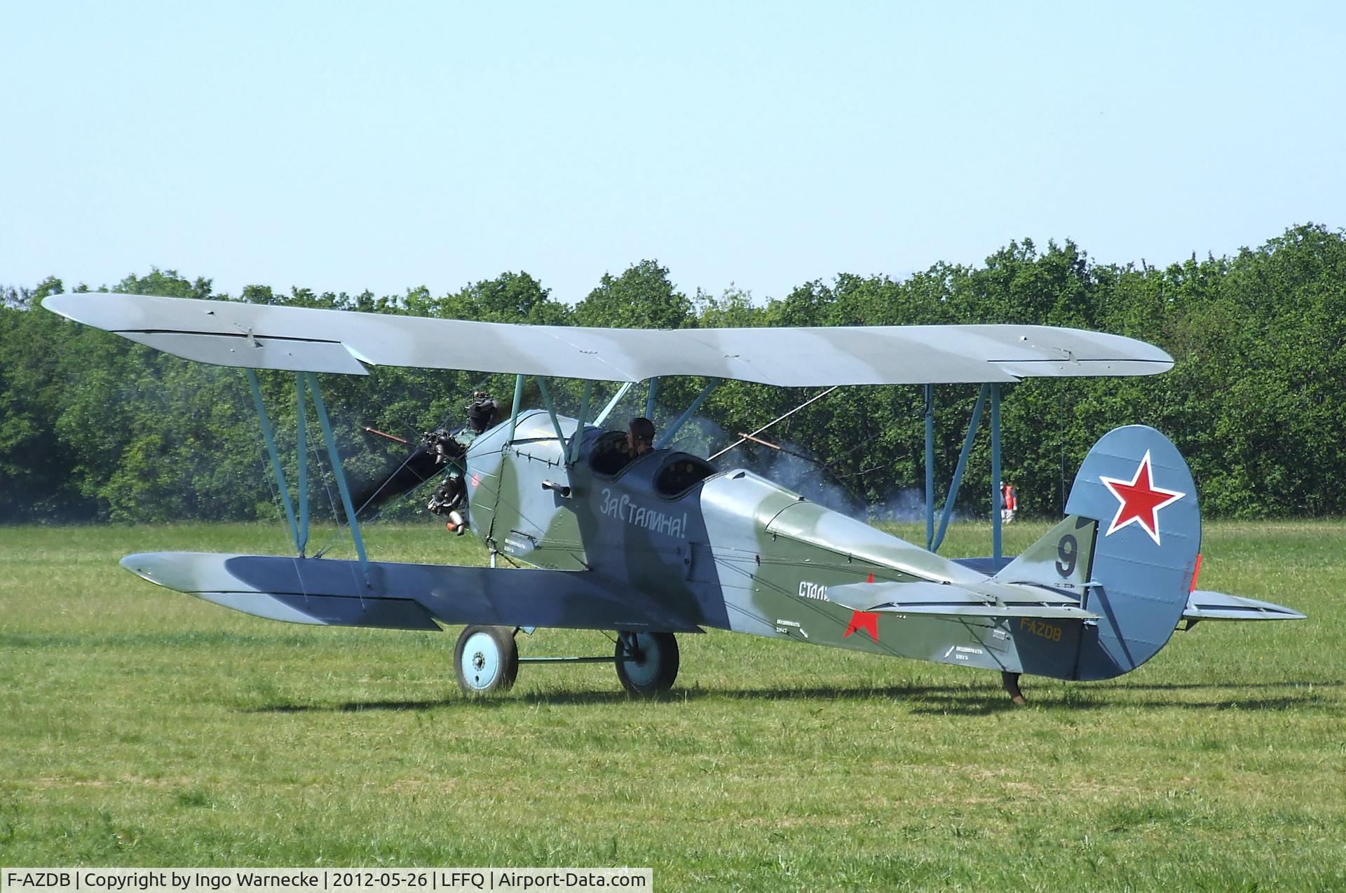 F-AZDB, Polikarpov Po-2W C/N 045, Polikarpov Po-2W at the Meeting Aerien 2012, La-Ferte-Alais