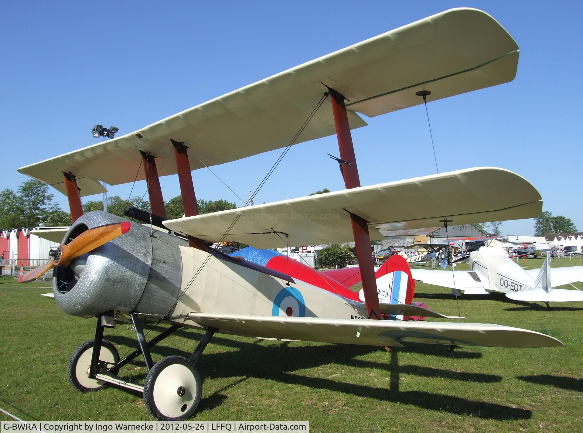 G-BWRA, 1988 Sopwith Triplane Replica C/N PFA 021-10035, Sopwith (J. Penny) Triplane replica at the Meeting Aerien 2012, La-Ferte-Alais