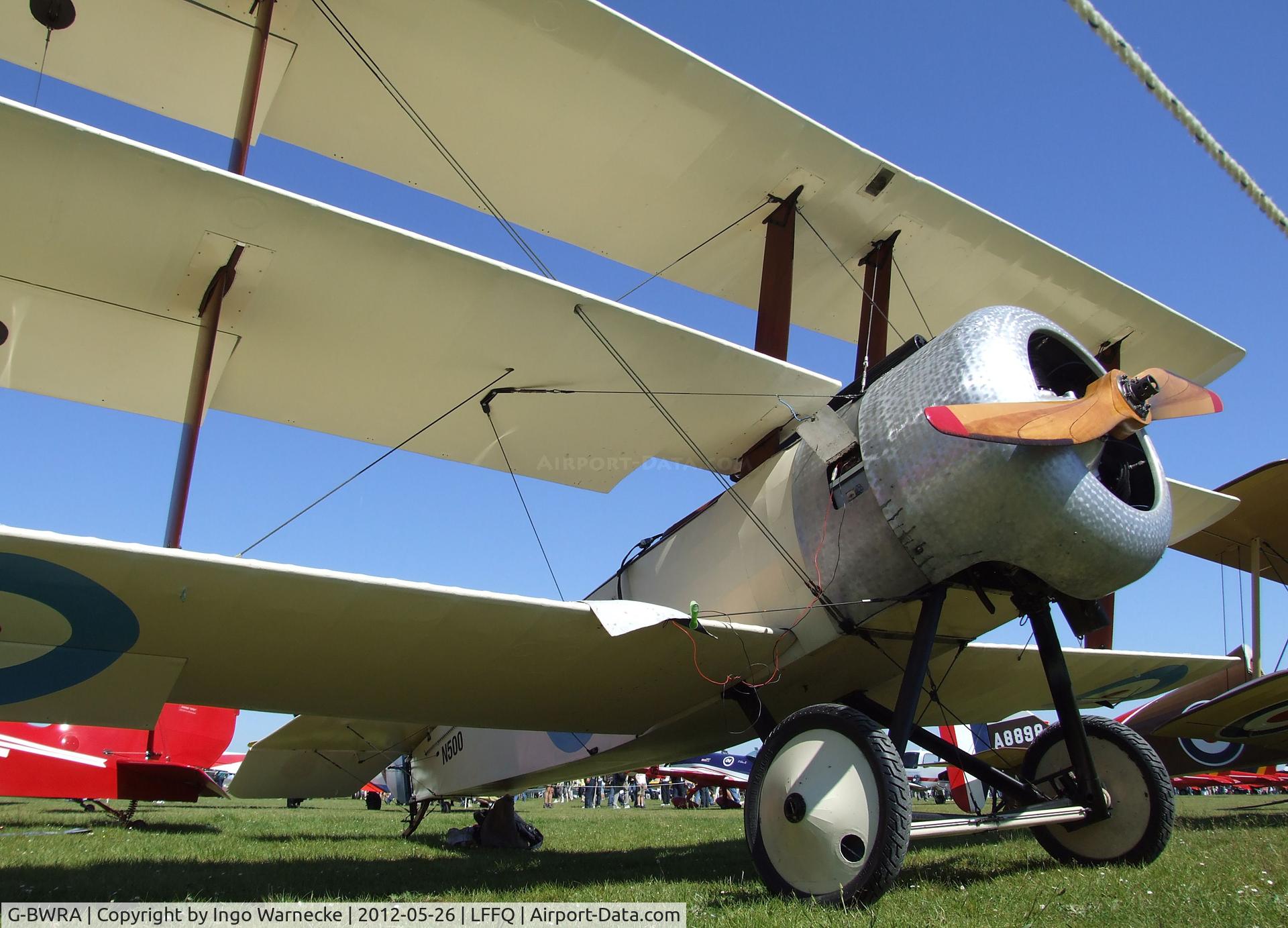 G-BWRA, 1988 Sopwith Triplane Replica C/N PFA 021-10035, Sopwith (J. Penny) Triplane replica at the Meeting Aerien 2012, La-Ferte-Alais