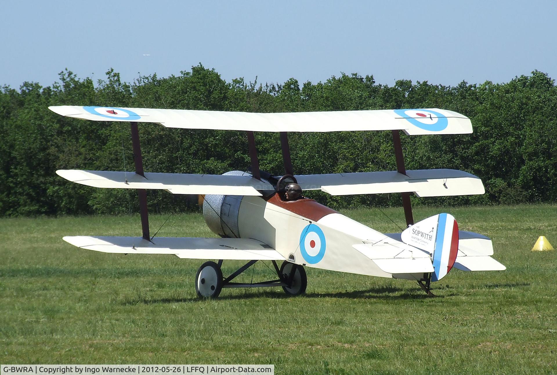G-BWRA, 1988 Sopwith Triplane Replica C/N PFA 021-10035, Sopwith (J. Penny) Triplane replica at the Meeting Aerien 2012, La-Ferte-Alais