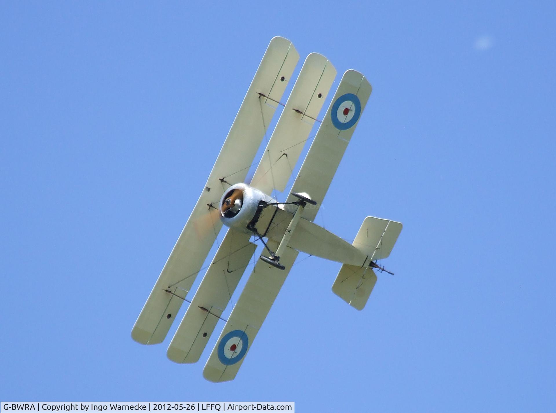 G-BWRA, 1988 Sopwith Triplane Replica C/N PFA 021-10035, Sopwith (J. Penny) Triplane replica at the Meeting Aerien 2012, La-Ferte-Alais