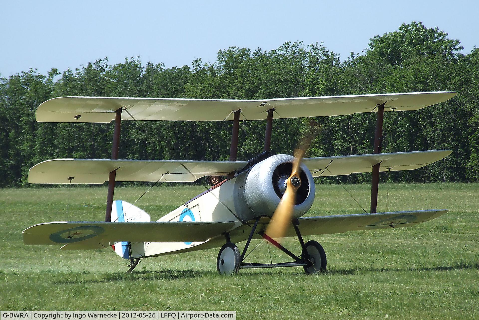 G-BWRA, 1988 Sopwith Triplane Replica C/N PFA 021-10035, Sopwith (J. Penny) Triplane replica at the Meeting Aerien 2012, La-Ferte-Alais