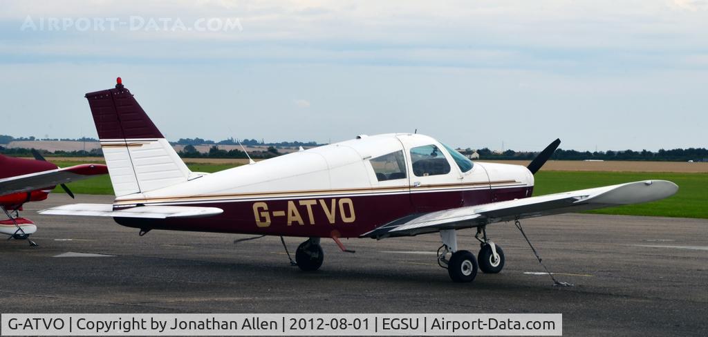 G-ATVO, 1966 Piper PA-28-140 Cherokee C/N 28-22020, At Imperial War Museum airfield, Duxford.