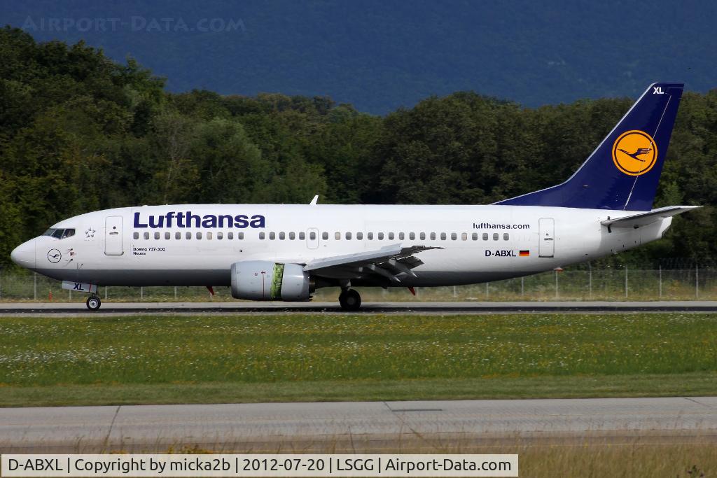 D-ABXL, 1986 Boeing 737-330 C/N 23531, Landing in 23, scapped since november 2012