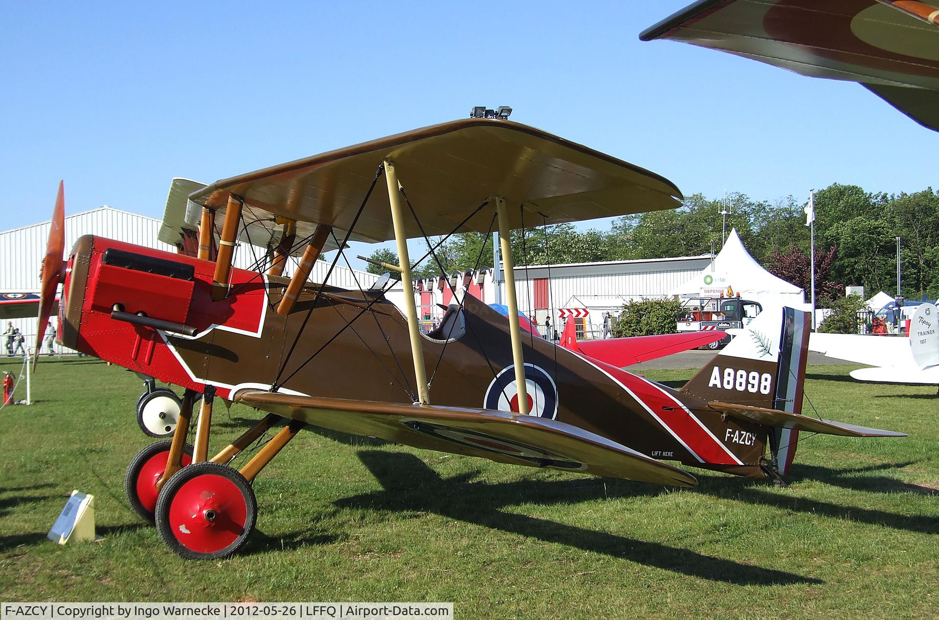 F-AZCY, Royal Aircraft Factory SE-5A Replica C/N 03, Amicale Jean Salis R.A.F. S.E.5A look-alike (converted from a Stampe SV-4) at the Meeting Aerien 2012, La-Ferte-Alais