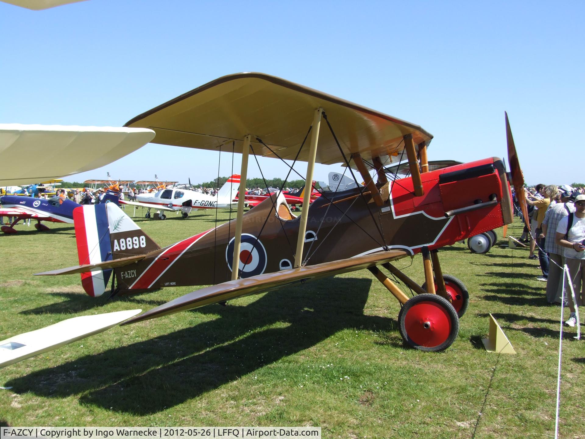F-AZCY, Royal Aircraft Factory SE-5A Replica C/N 03, Amicale Jean Salis R.A.F. S.E.5A look-alike (converted from a Stampe SV-4) at the Meeting Aerien 2012, La-Ferte-Alais