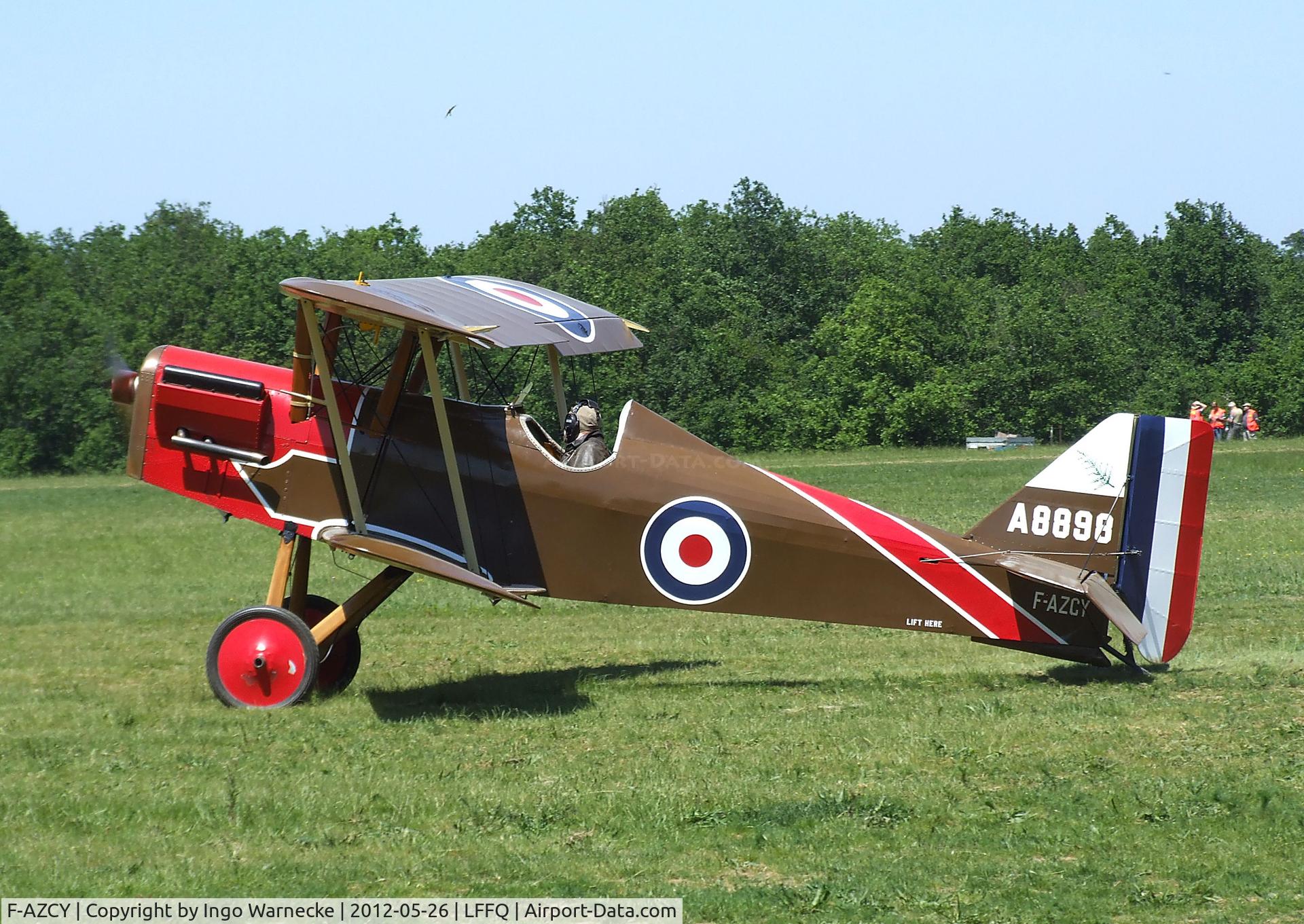 F-AZCY, Royal Aircraft Factory SE-5A Replica C/N 03, Amicale Jean Salis R.A.F. S.E.5A look-alike (converted from a Stampe SV-4) at the Meeting Aerien 2012, La-Ferte-Alais