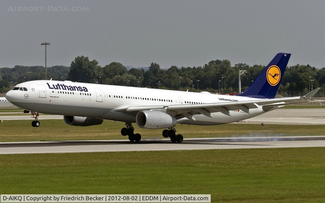D-AIKQ, 2012 Airbus A330-343X C/N 1305, touchdown