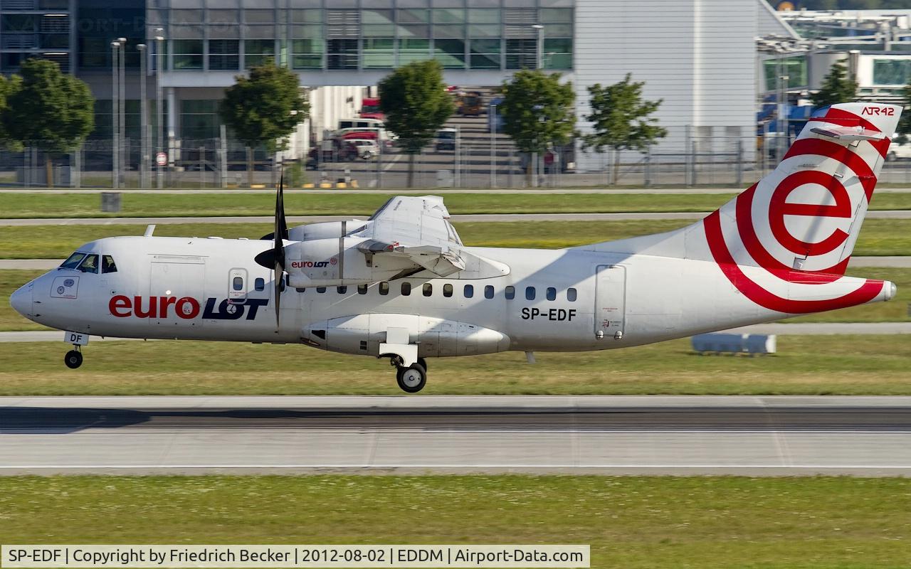 SP-EDF, 1998 ATR 42-500 C/N 559, moments prior touchdown