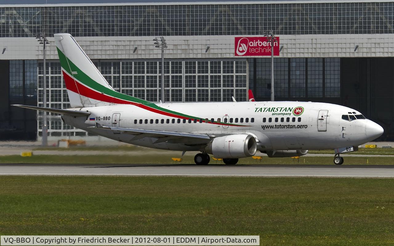 VQ-BBO, 1993 Boeing 737-548 C/N 25165, departure from Munich