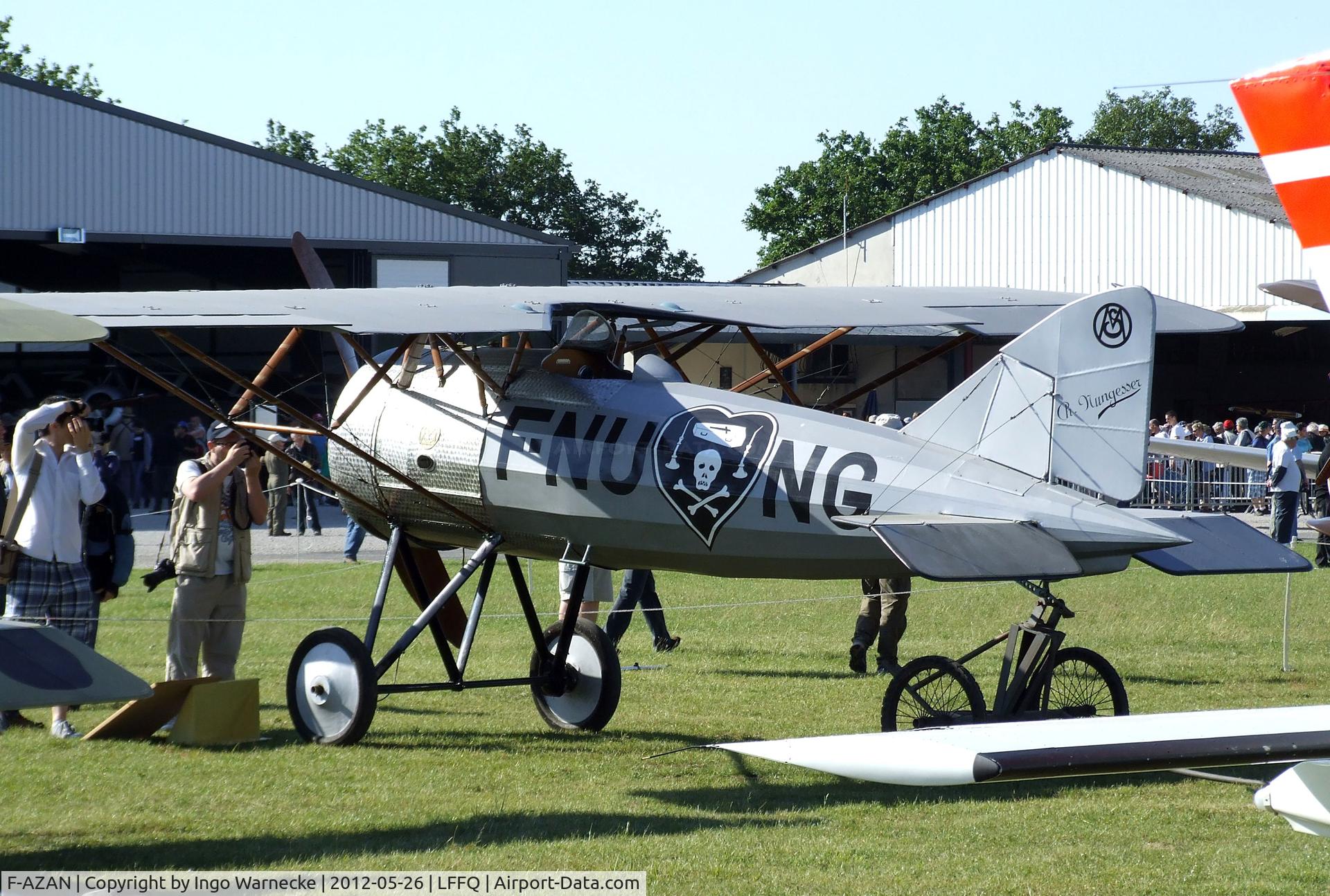 F-AZAN, 1916 Morane-Saulnier A-I Master C/N 01, Morane-Saulnier A1 replica at the Meeting Aerien 2012, La-Ferte-Alais