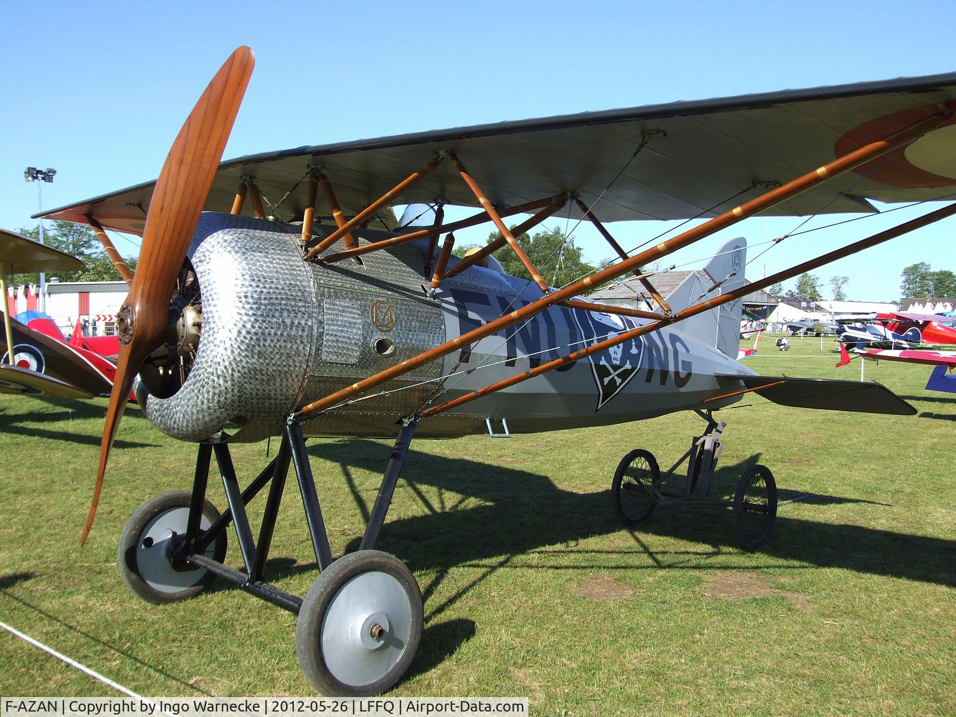 F-AZAN, 1916 Morane-Saulnier A-I Master C/N 01, Morane-Saulnier A1 replica at the Meeting Aerien 2012, La-Ferte-Alais