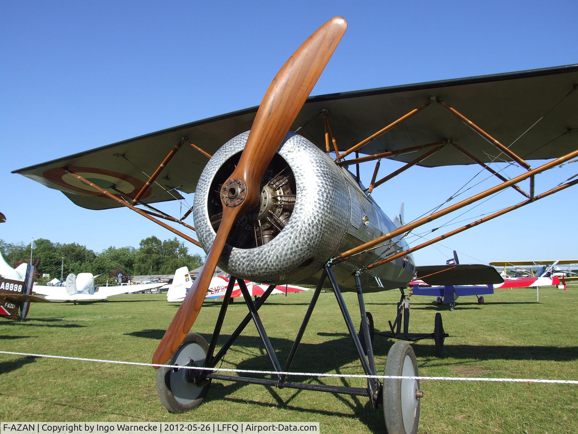F-AZAN, 1916 Morane-Saulnier A-I Master C/N 01, Morane-Saulnier A1 replica at the Meeting Aerien 2012, La-Ferte-Alais