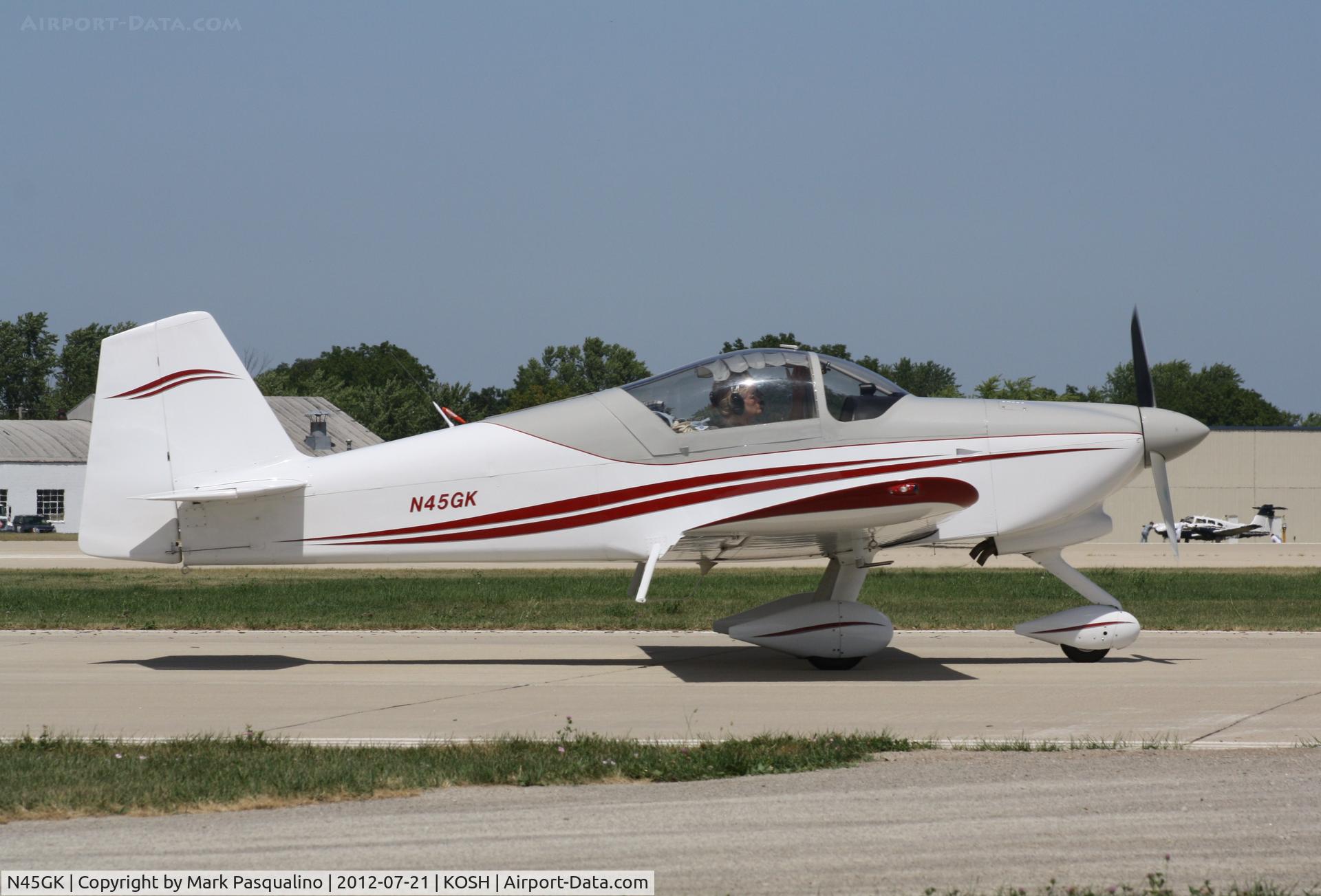 N45GK, 2001 Vans RV-6A C/N 24104, Vans RV-6A