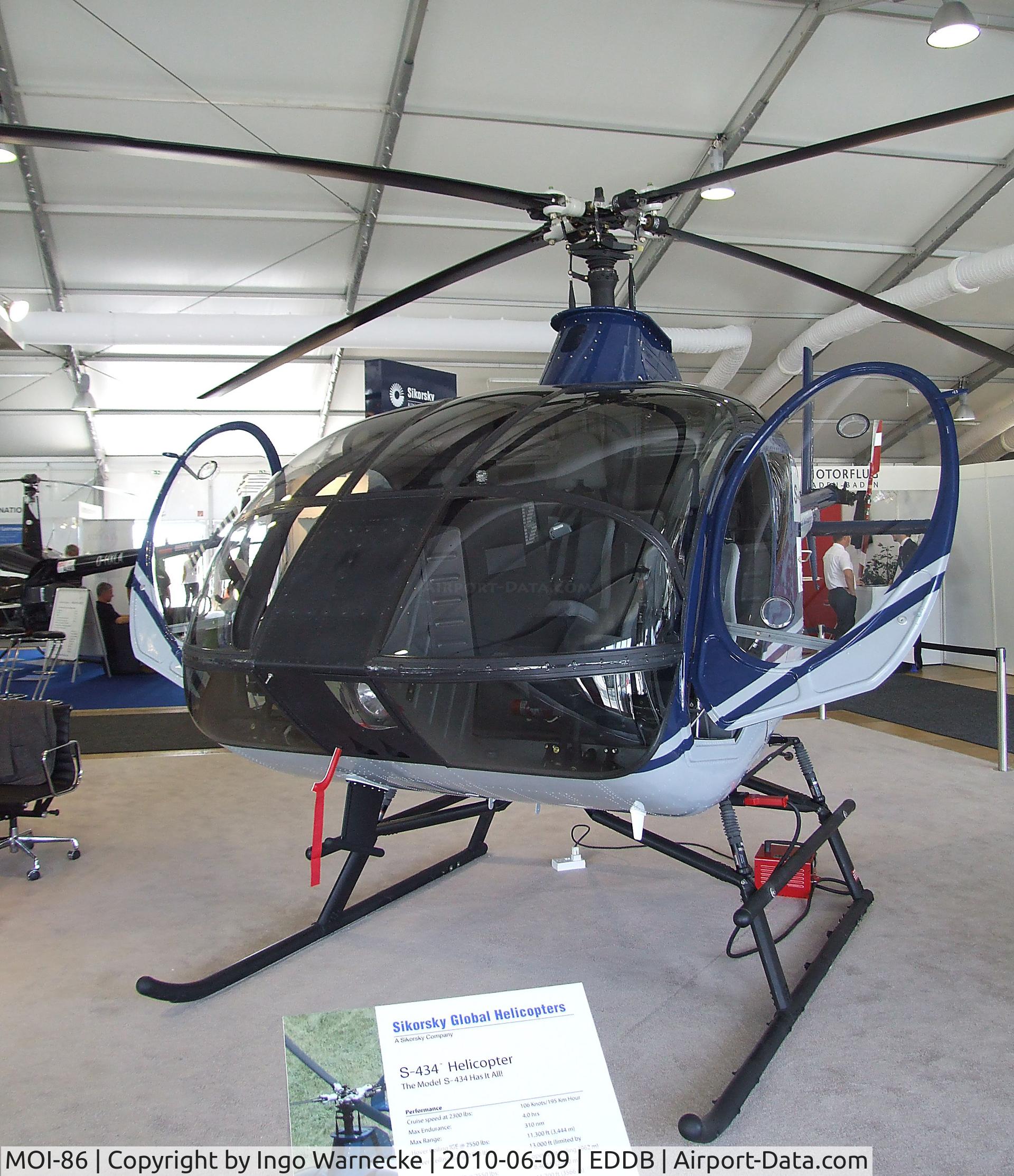 MOI-86, Sikorsky / Schweizer S-434 C/N 0086MB, Sikorsky / Schweizer S-434 of the Saudi Ministry of the Interior at ILA 2010, Berlin