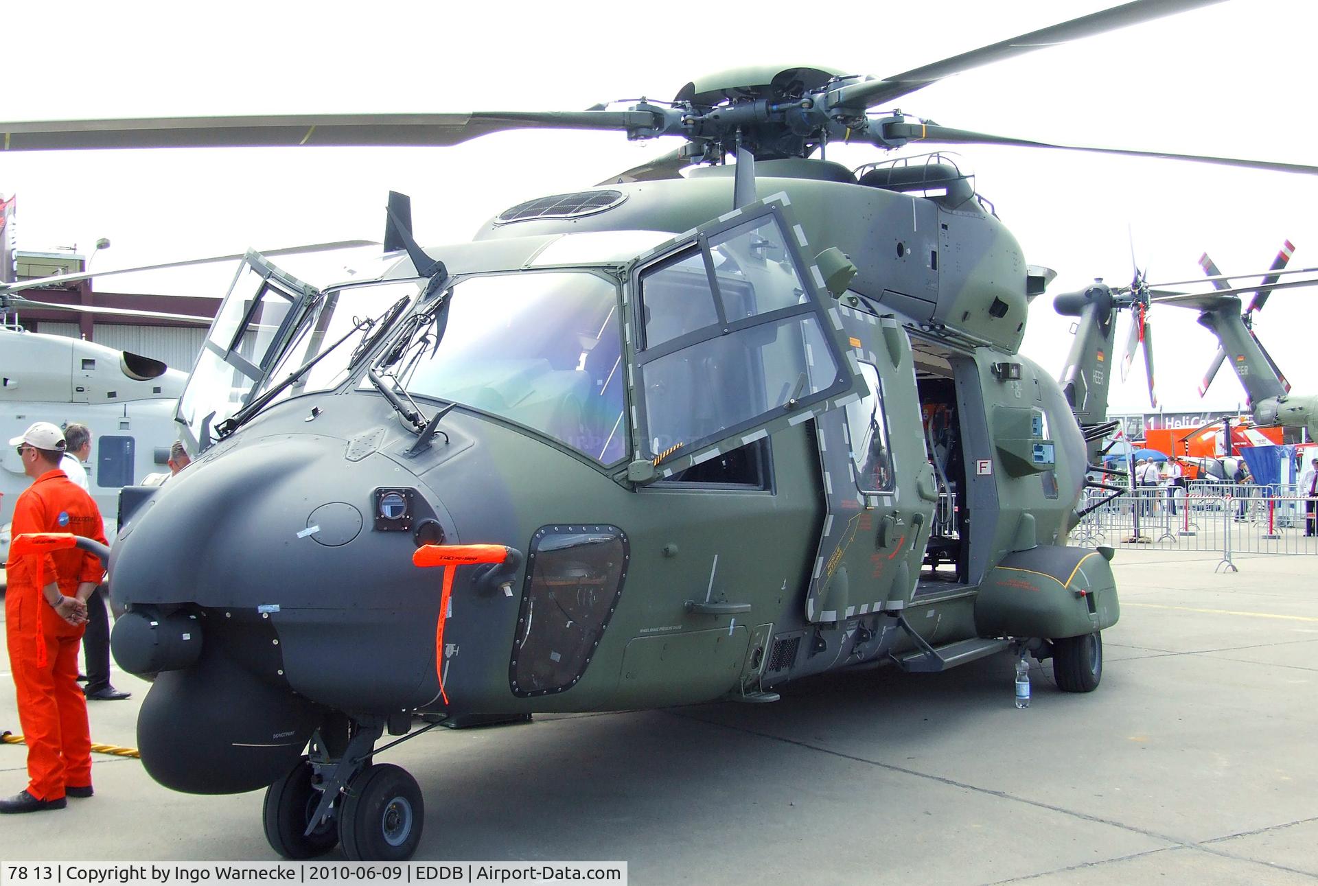 78 13, NHI NH-90 TTH Caiman C/N 1065/TGEA13, NHI NH90 TTH of the Heeresflieger (German Army Aviation) at ILA 2010, Berlin