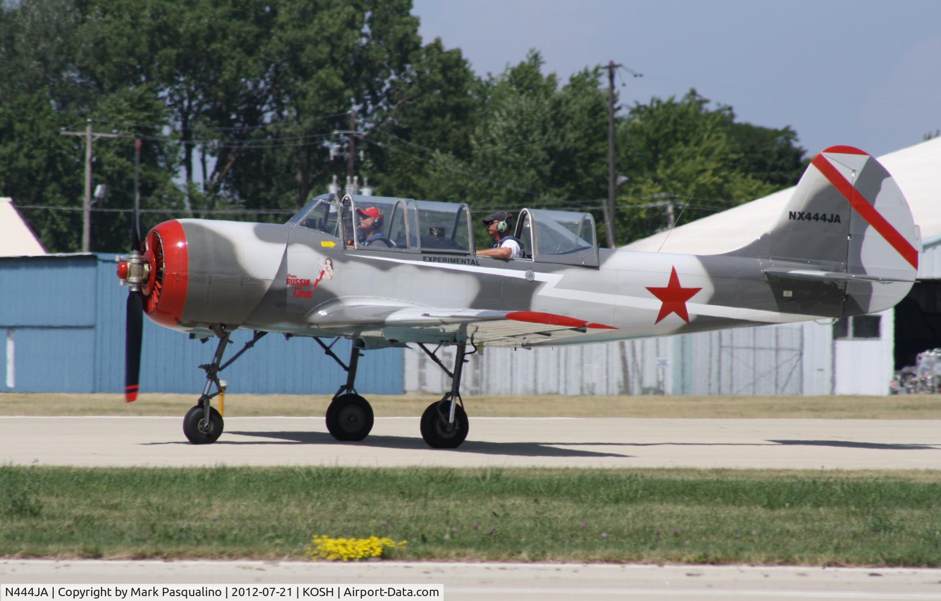 N444JA, 1993 Yakovlev (Aerostar) Yak-52 C/N 9311613, YAK-52