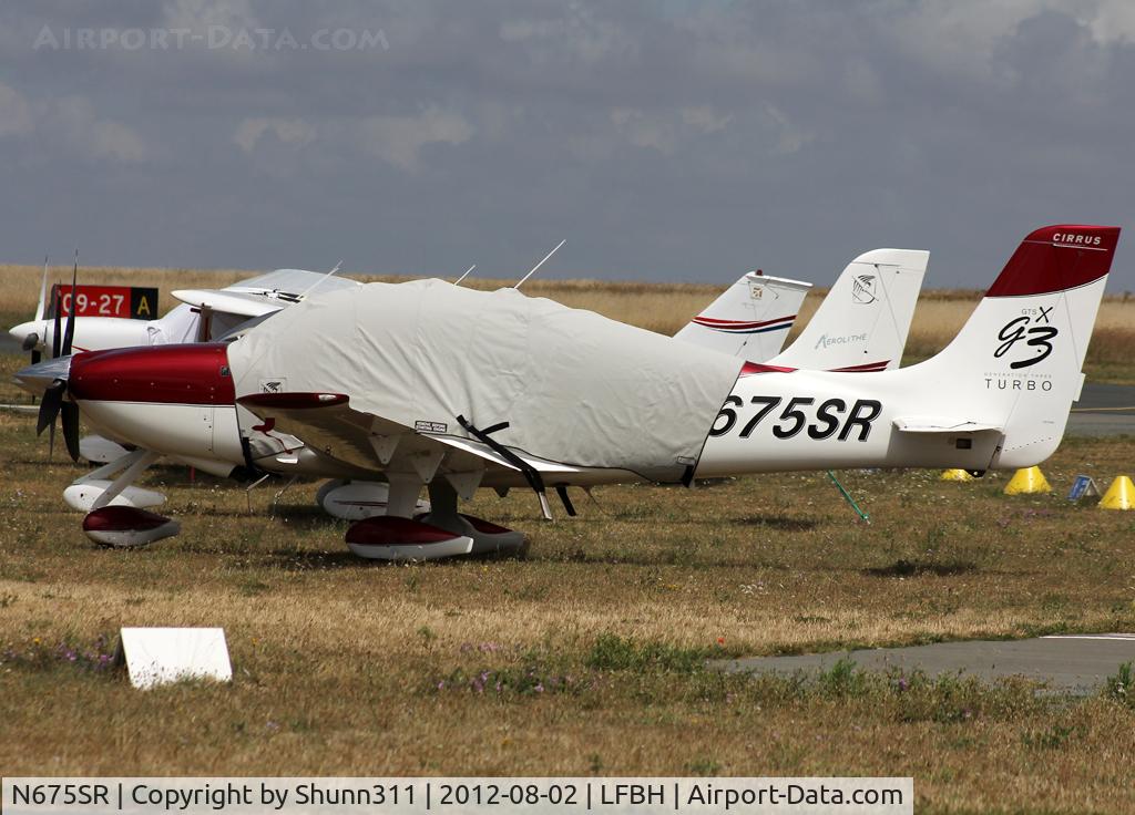N675SR, 2007 Cirrus SR22 C/N 2776, Parked in the grass...