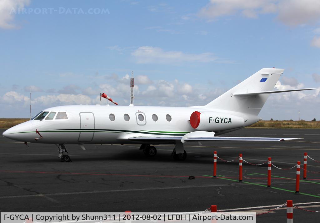 F-GYCA, 1970 Dassault Falcon 20E-5 C/N 240, Parked near the Control Tower...