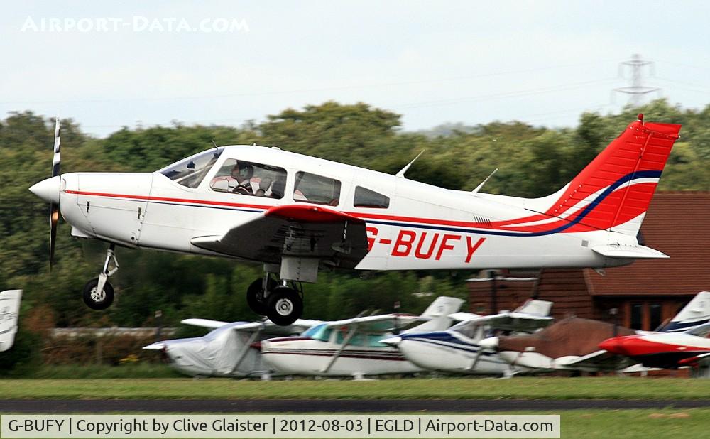 G-BUFY, 1980 Piper PA-28-161 Cherokee Warrior II C/N 28-8016211, Ex: N3571K > N8TS > N130CT > G-BUFY - Once owned to, Michael Jackson Motors Ltd and trading as, GT Aviation in April 1993. Currently owned to, Bickertons Aerodromes Ltd since February 1994.