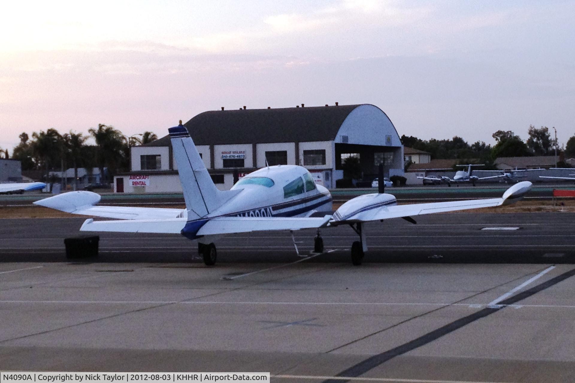 N4090A, 1978 Cessna 310R C/N 310R1368, Parked on the south side